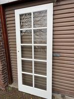 Binnendeur met 10 ruitjes, Doe-het-zelf en Verbouw, Deuren en Horren, Ophalen, Gebruikt, 80 tot 100 cm, Binnendeur