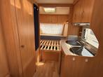 Hobby De luxe Easy 450 UF bouwjaar 2004 met voortent, Caravans en Kamperen, Caravans, Rondzit, Bedrijf, 750 - 1000 kg, Overige typen