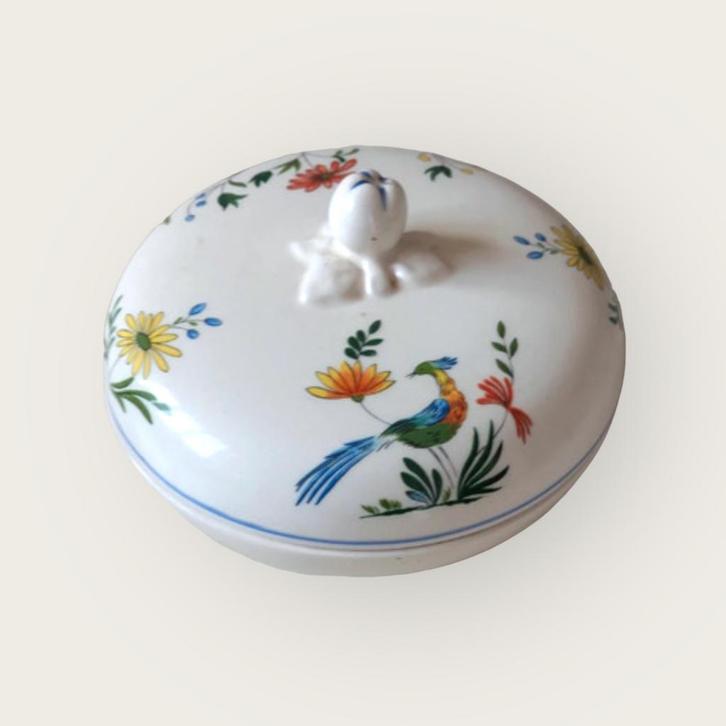 Gien Oiseaux de Paradis Bonbonnière, Antiek en Kunst, Antiek | Keramiek en Aardewerk, Ophalen of Verzenden