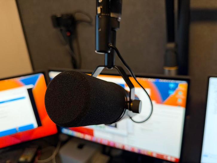 Shure SM7dB (met ingebouwde voorversterker!), Muziek en Instrumenten, Microfoons, Zo goed als nieuw, Studiomicrofoon, Ophalen of Verzenden