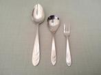 Voorschoten - Pauwenstaart - Dessertlepel - Jamlepel - Taart, Antiek en Kunst, Ophalen of Verzenden