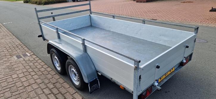 Anssems bsx  aluminium uitvoering/gegalvaniseerde bodemplaat, Auto diversen, Aanhangers en Bagagewagens, Gebruikt, Ophalen