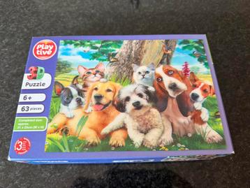 Puzzel 3D, 63 stukjes beschikbaar voor biedingen