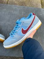 Nike sb dunk low “Philadelphia phillies”, Gedragen, Blauw, Ophalen of Verzenden, Nike sb