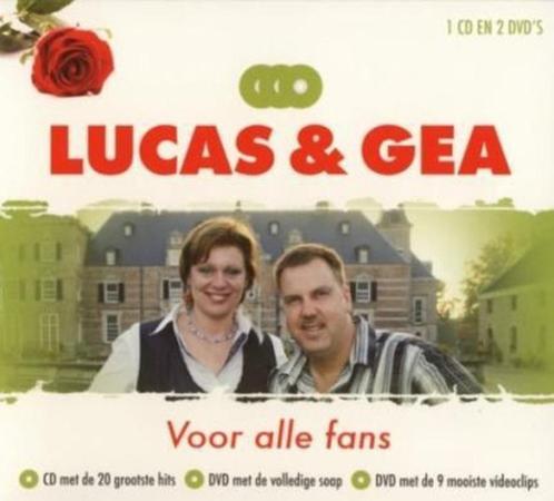 Lucas & Gea - Voor Alle Fans - Originele CD + 2 DVD Nieuw.!, Cd's en Dvd's, Cd's | Nederlandstalig, Nieuw in verpakking, Pop, Boxset