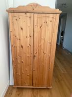 Massief houten kledingkast, Ophalen, Met hangruimte, 50 tot 100 cm, Zo goed als nieuw