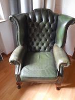 Chesterfield Fauteuil, Huis en Inrichting, Ophalen, Gebruikt, 75 tot 100 cm, 75 tot 100 cm