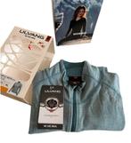 ULVANG RAV 100% Merino Turtle Neck met rits thermoshirt Mt.L, Blauw, Maat 42/44 (L), Nieuw, Ophalen of Verzenden