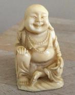 Miniatuur happy buddha in goede staat, Antiek en Kunst, Verzenden