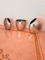 2 vazen en bloempot kan ook kerst  dekoracje, Ophalen of Verzenden, Zo goed als nieuw, Aardewerk of Porselein