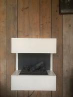 Dimplex waterdamp sfeerhaard cassette en ombouw, Ophalen, Gebruikt, Hangende haard, Elektrische haard