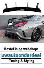 Mercedes C117 X117 CLA 45 AMG FACELIFT Diffuser Hoogglans Zw, Verzenden