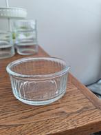 6 souffle schaaltjes, merk : Duralex, Huis en Inrichting, Keuken | Servies, Ophalen, Overige stijlen, Glas, Schaal of Schalen