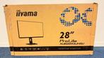 Iiyama XUB2893UHSU-B5 Ips 28” monitor, Computers en Software, Monitoren, IPS, Ophalen of Verzenden, DisplayPort, Hoofdtelefoonaansluiting