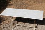 Brocante - Grote marmeren plaat voor (tuin)tafel!, Ophalen