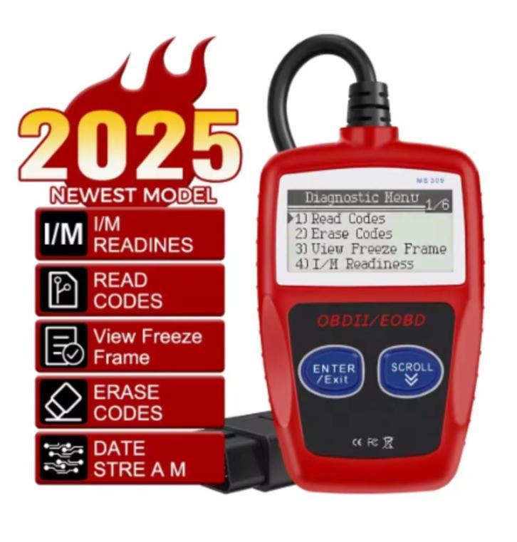 OBD2 Scanner - Auto uitlezer - OBD2 apparatuur Motorstoring, Auto diversen, Autogereedschap, Nieuw, Ophalen of Verzenden