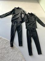 Thermokleding 4 sets zwart/grijs - maat 122-128, Overige merken, Gebruikt, 100 tot 140 cm, Ophalen of Verzenden