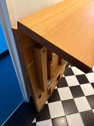 Inklapbare Eettafel - Eikenhout beschikbaar voor biedingen