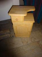 houten nachtkastje, Huis en Inrichting, Slaapkamer | Nachtkastjes, Ophalen, Gebruikt, Minder dan 45 cm, 55 tot 70 cm