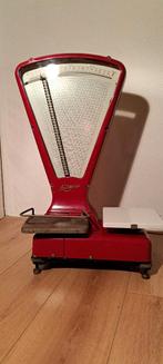 Antieke winkel weegschaal, Ophalen, Gebruikt