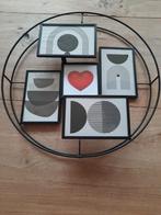 Fotolijst. Zwart. Metaal., Ophalen, Zo goed als nieuw