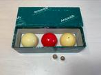 Aramith biljartballen 54 mm in doos, Sport en Fitness, Biljarten en Poolen, Ophalen of Verzenden, Keu of Ballen