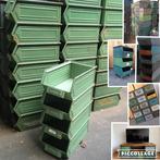 Metalen Bakken Kisten Industriële Stapelbakken Vintage AKTIE, Ophalen, Minder dan 50 cm, Gebruikt, Minder dan 50 cm