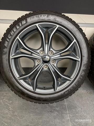 17” originele Ford Focus ST velgen + winterbanden 5x108 TPMS beschikbaar voor biedingen