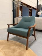 Nieuw Harvink Blazoen fauteuil Panama stof Design stoel Hout, Harvink, Nieuw, 75 tot 100 cm, Ophalen of Verzenden