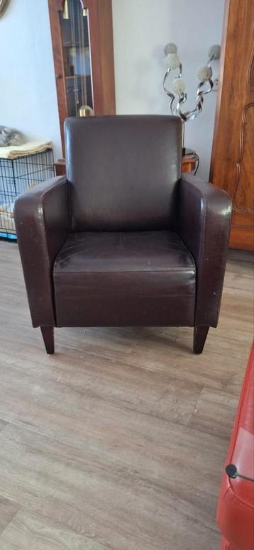 Leuke Lederen Fauteuil beschikbaar voor biedingen