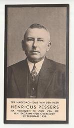 Bidprentje Henricus PESSERS Haakman Tilburg ongeval 1938, Verzenden, Bidprentje