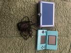 Nintendo ds met spelletjes, Spelcomputers en Games, Spelcomputers | Nintendo DS, Blauw, DS Original of Phat, Ophalen of Verzenden