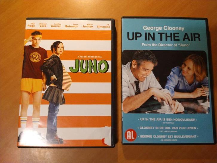 DVD Up in the air - George Clooney + extra erbij: Juno, Cd's en Dvd's, Dvd's | Drama, Zo goed als nieuw, Alle leeftijden, Ophalen of Verzenden