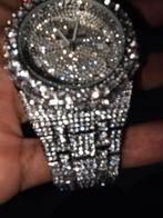 Shiny Fully Iced Out Watch, Sieraden, Tassen en Uiterlijk, Horloges | Heren, Overige merken, Staal, Polshorloge, Nieuw