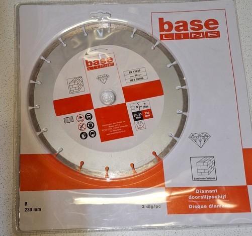 Slijpschijf diamant 230mm gesegmenteerd, Doe-het-zelf en Verbouw, Gereedschap | Machine-onderdelen en Toebehoren, Nieuw, Ophalen of Verzenden