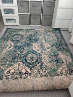 Ikea mooie groen/cream VONSBÄK
laagpolig Vloerkleed, Ophalen, 200 cm of meer, Zo goed als nieuw, Rechthoekig