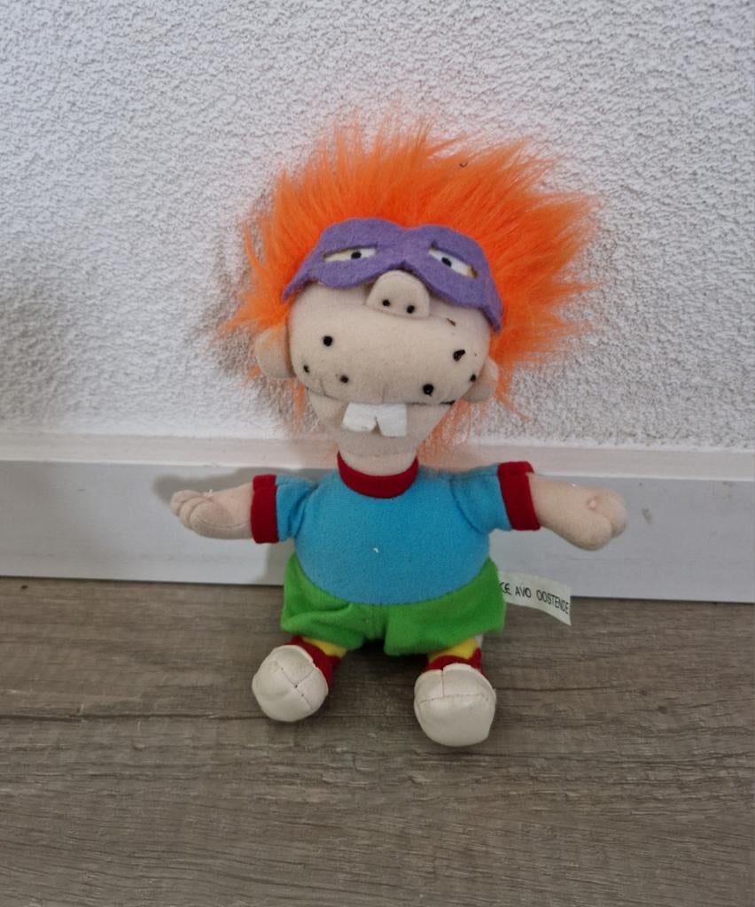Knuffel rugrats plush pluche chuckie finster nickelodeon, Ophalen of Verzenden, Zo goed als nieuw, Overige typen