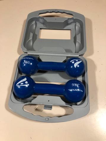 2x Dumbbell 3kg - Set beschikbaar voor biedingen