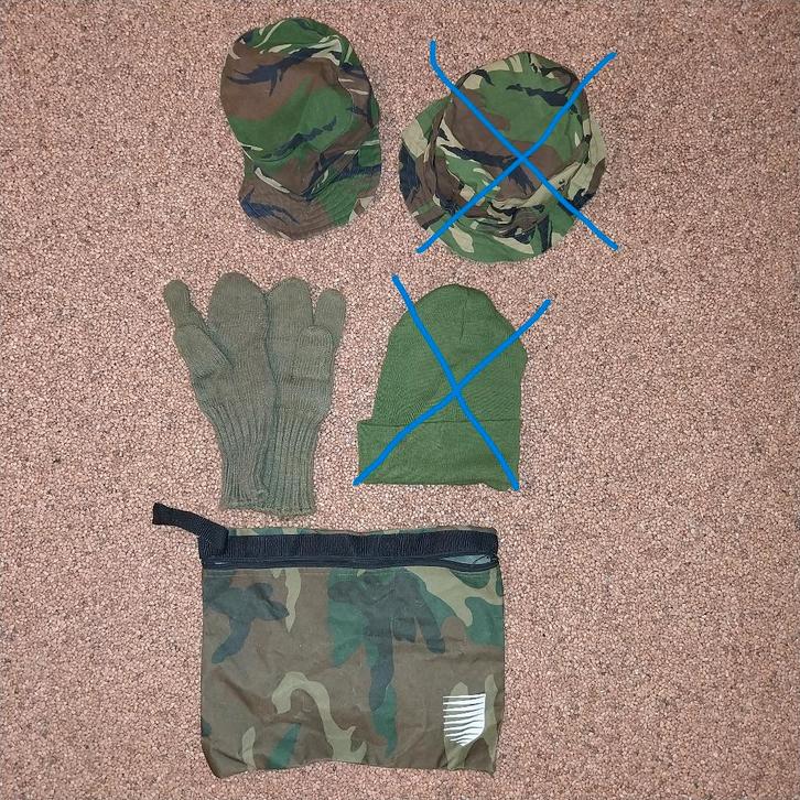 Militaire spullen van voormalig militair LMB, Verzamelen, Militaria | Algemeen, Landmacht, Kleding of Schoenen, Nederland, Ophalen of Verzenden