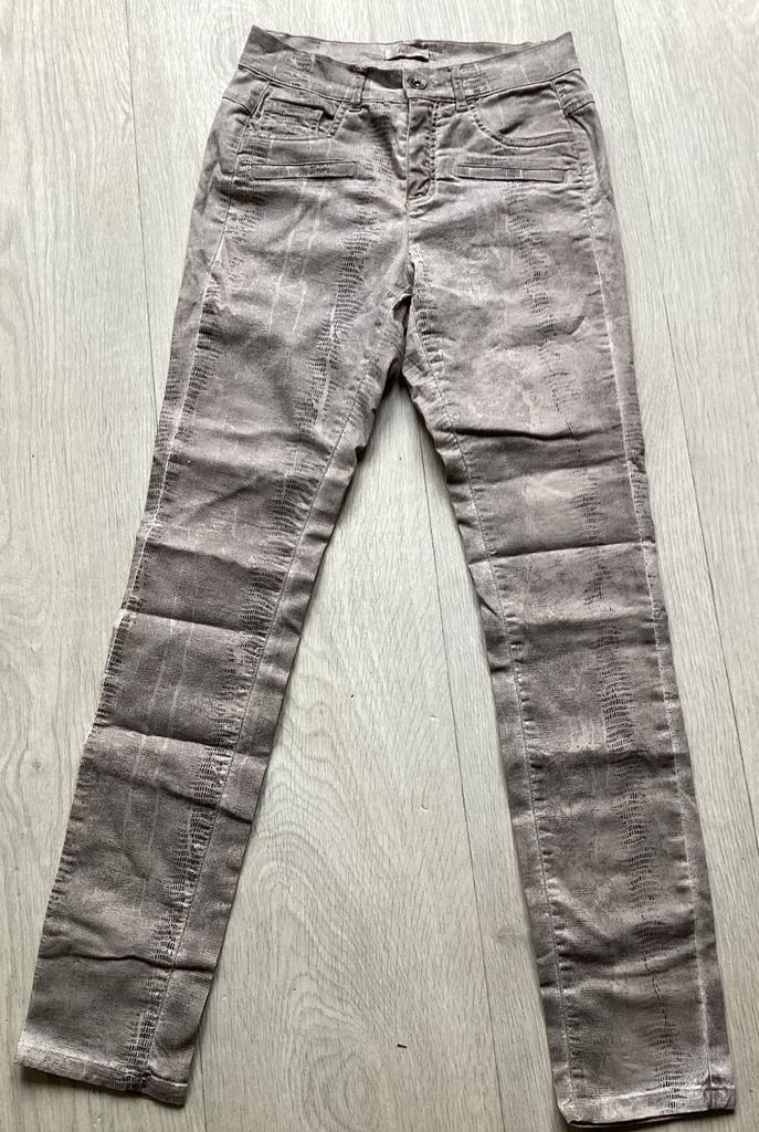 Spijkerbroek jeans maat 36/ S Miss Etam, Kleding | Dames, Broeken en Pantalons, Zo goed als nieuw, Maat 36 (S), Grijs, Lang, Ophalen of Verzenden