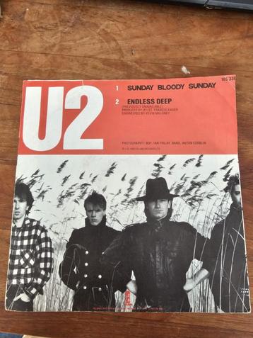 U2 Sunday bloody Sunday 1983 Single beschikbaar voor biedingen