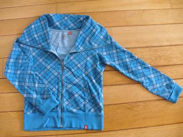 ESPRIT vest blauw ruit maat M - als nieuw - beschikbaar voor biedingen
