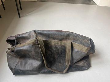 Vintage Leren Reistas. Merk lizard beschikbaar voor biedingen