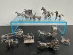 Zilver miniatuur beeldjes Paarden thema 1 koop, Ophalen of Verzenden, Zilver