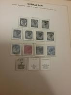Leuk schaubek album postzegels Gibraltar waaronder oud, Postzegels en Munten, Ophalen of Verzenden
