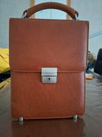 Leren bruin heren tas, Gebruikt, Bruin, Aktetas of Boekentas, Leer