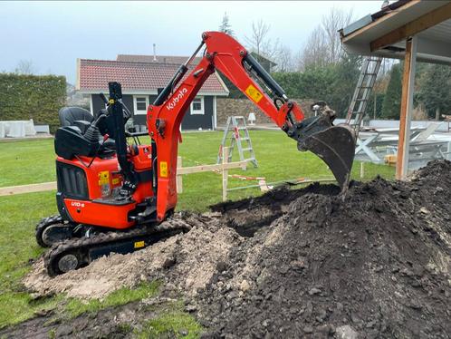 Minigraver huren, Tuin en Terras, Zand, Zo goed als nieuw, Ophalen of Verzenden