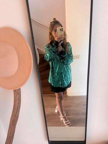 Uniseks retro verkleed blouse voor verkleedfeest disco thema beschikbaar voor biedingen