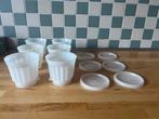 6 Vintage Tupperware puddingvormpjes in perfecte staat, Ophalen of Verzenden, Zo goed als nieuw