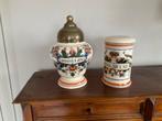Twee vintage apothekerspotten Zenith Gouda, Ophalen of Verzenden